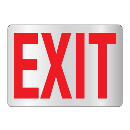 Exit - Reflective 10" x 14" Sign
